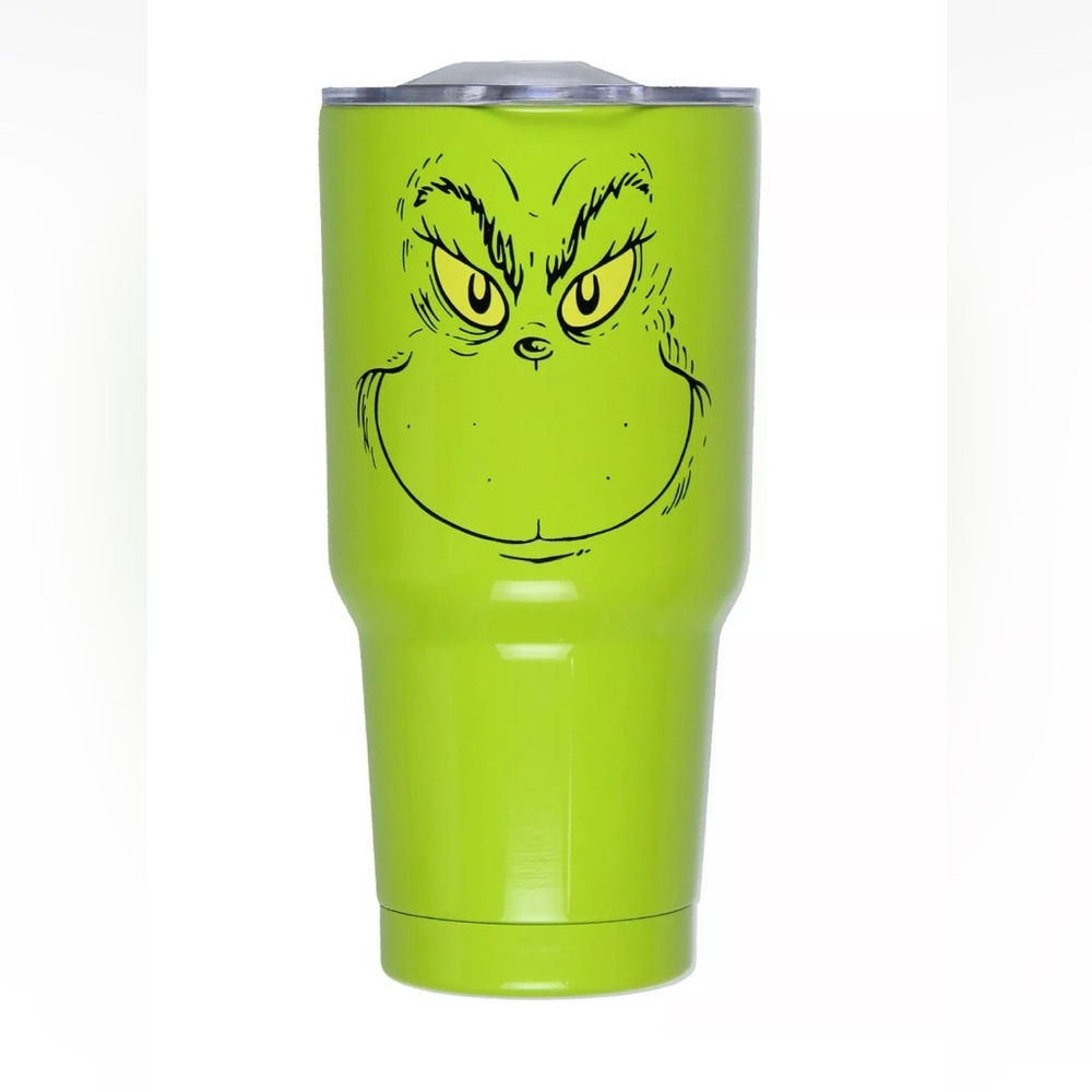 Dr Seuss's How The GRINCH Stole Christmas Holiday 30oz Drink Tumbler with Lid